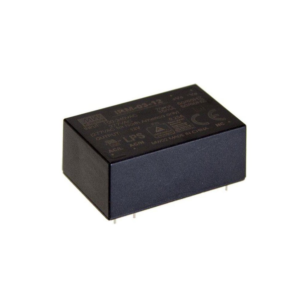Изображение товара Источник питания Mean Well AC/DC IRM-03-5 3 Вт для промышленной автоматизации
