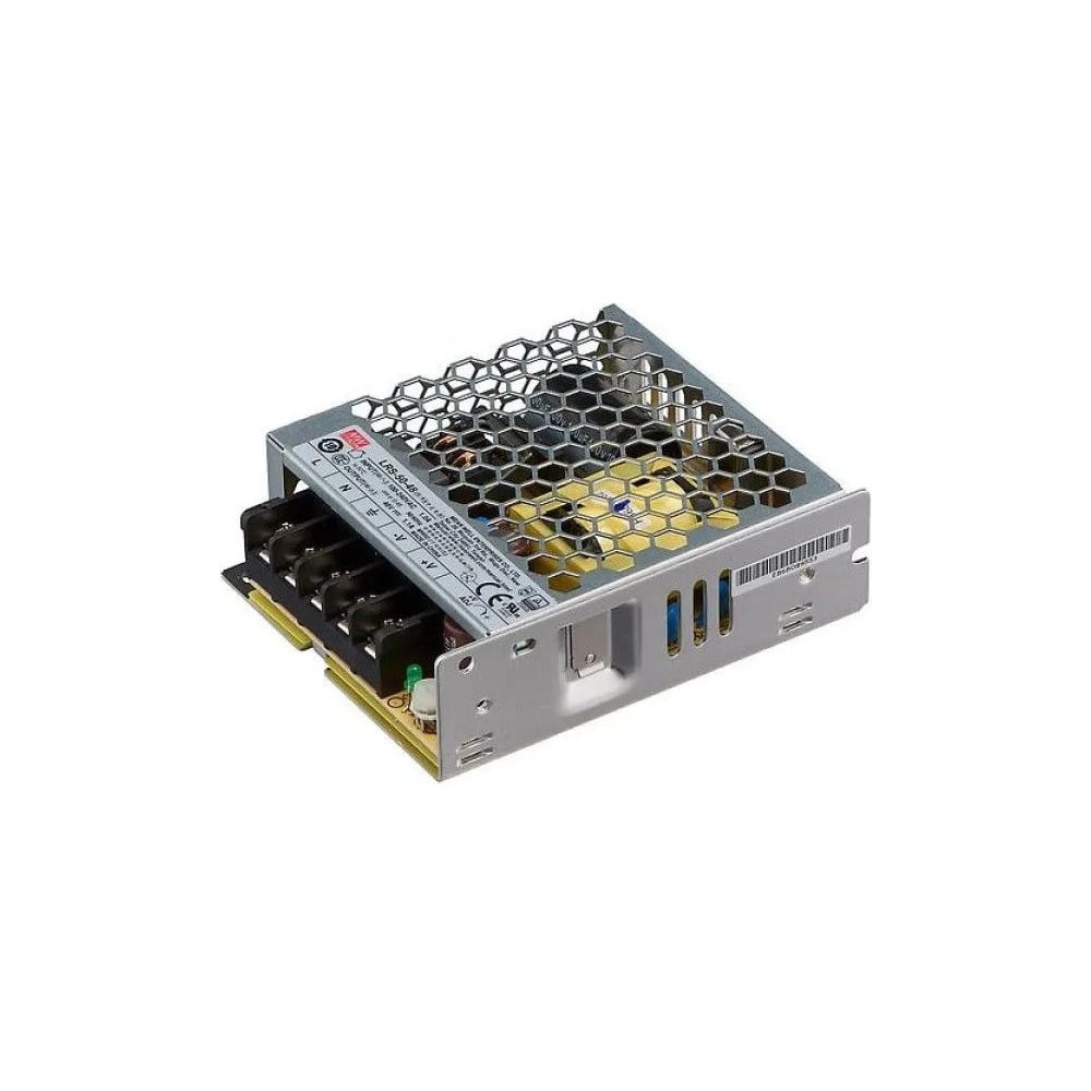 Изображение товара Источник питания Mean Well AC/DC LRS-50-48 мощность 53 Вт компактный