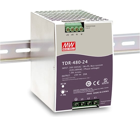 Изображение товара Источник питания Mean Well AC/DC TDR-480-48 480Вт Т02601743