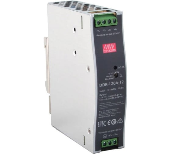 Изображение товара DC/DC преобразователь DDR-120A-12 Mean Well Т03039542