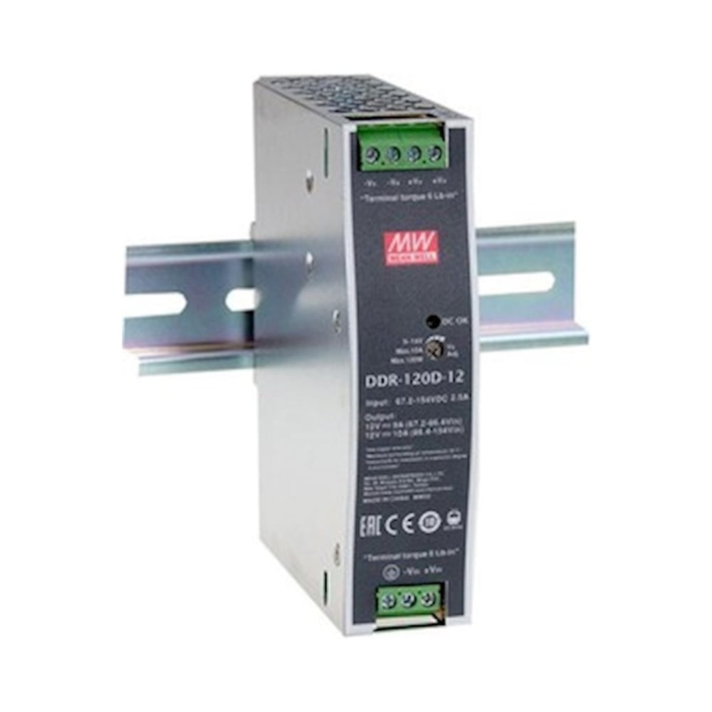 Изображение товара Источник питания Mean Well DDR-120D-24 конвертер напряжения 24 В 5 А