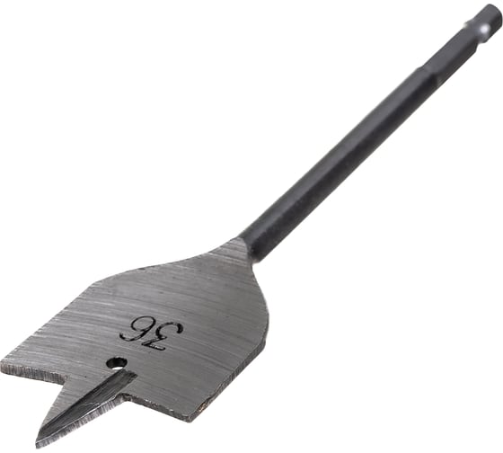 Изображение товара Сверло по дереву перовое (36х152 мм; шестигранный хвостовик) ТУНДРА 1032504