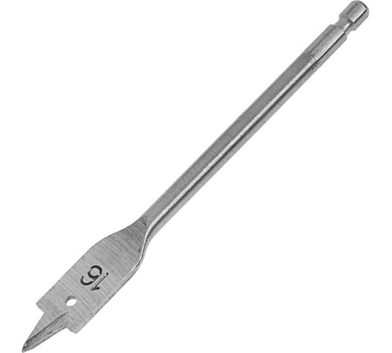 Изображение товара Сверло по дереву перовое (16х152 мм; шестигранный хвостовик) ТУНДРА 1032494