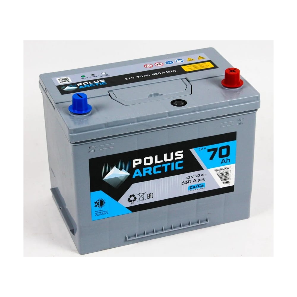 Изображение товара Аккумулятор POLUS ARCTIC 6СТ-70.0 (70D26L) 12В 70Ач кальциевый