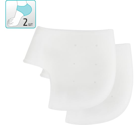 Изображение товара Защита для пятки Рыжий кот силикон, 2 шт. белый 107999