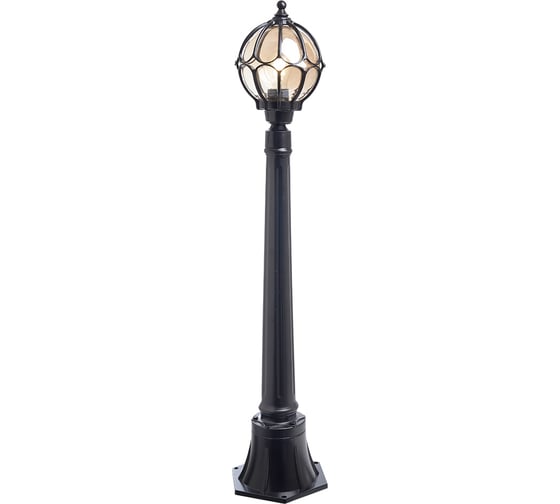 Изображение товара Садово-парковый светильник FERON PL3706 круглый, столб 60W 230V E27, черный 06343