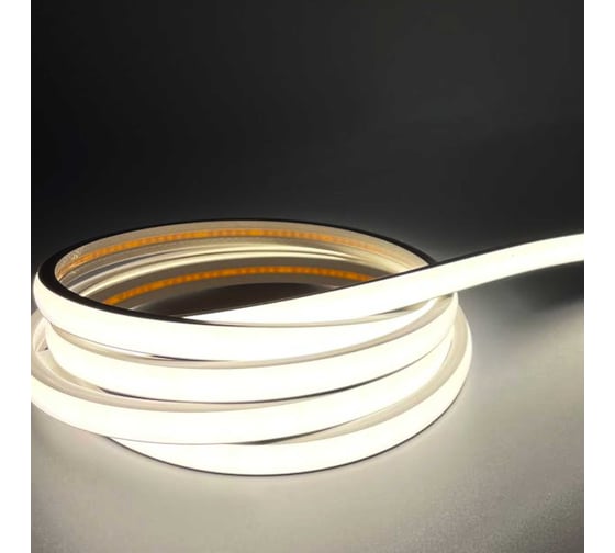 Изображение товара Светодиодная лента Geniled для бани и сауны 5 метров 4000К термостойкая в силиконе 24v 03570