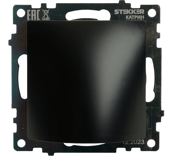 Изображение товара Механизм кабельного вывода STEKKER серия Катрин, черный, GLS00-7116-05 , 49466