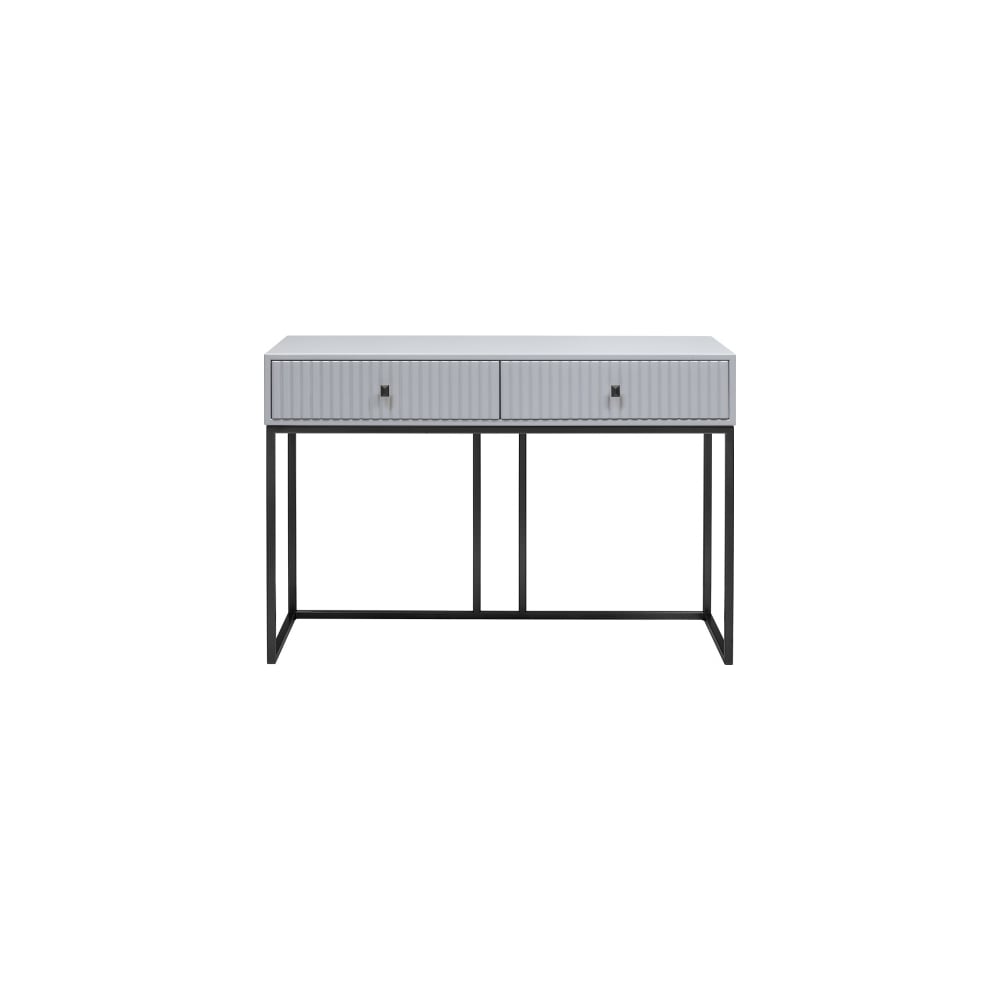 Изображение товара Консоль GreenWeen VERONA черная МДФ белая с ящиками всё для интерьера