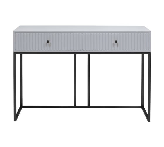 Изображение товара Консоль GreenWeen VERONA, черная, МДФ Pearl Grey, 1120x400x780 GW-VERONA-1120B-PEARLGR