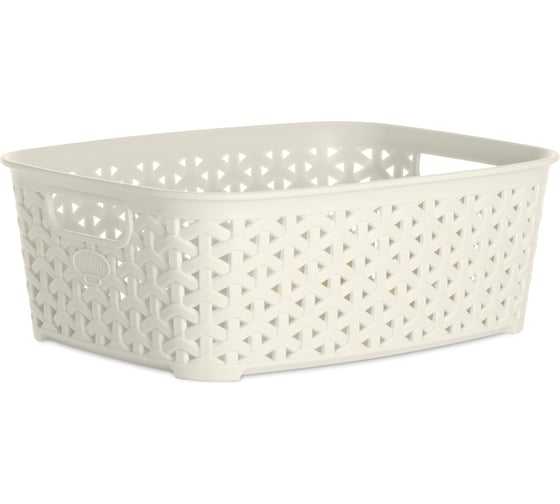 Изображение товара Корзина HOBBY LIFE RATTAN слоновая кость 19.5x26x9см HL041251IV