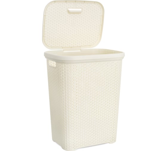 Изображение товара Корзина для белья HOBBY LIFE RATTAN слоновая кость 55л HL081106IV
