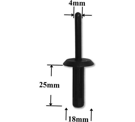 Изображение товара Автокрепеж для GM 10 шт 10109689, 12337915 КрепАвто 1210