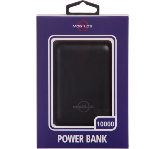 Изображение товара Зарядное устройство Mobylos Power Bank 10000 mAh 30427/черный