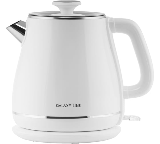 Изображение товара Чайник электрический Galaxy LINE GL 0331, 1.8 л, 2200 Вт, двойная стенка, белый 7010103311