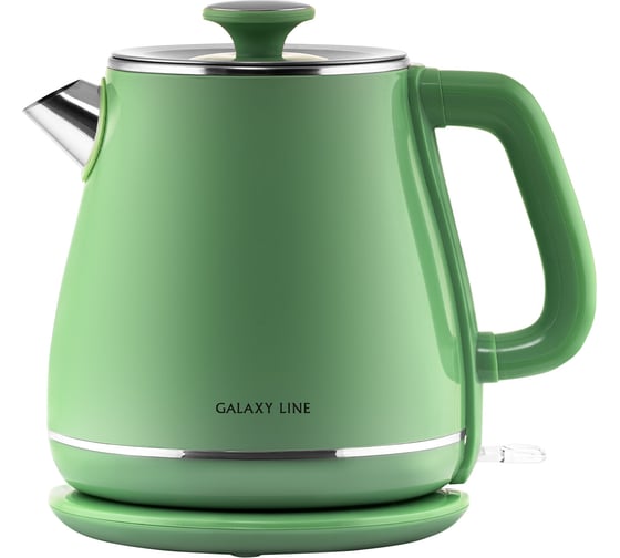 Изображение товара Чайник электрический Galaxy LINE GL 0331, 1.8 л, 2200 Вт, двойная стенка, зеленый 7010103316