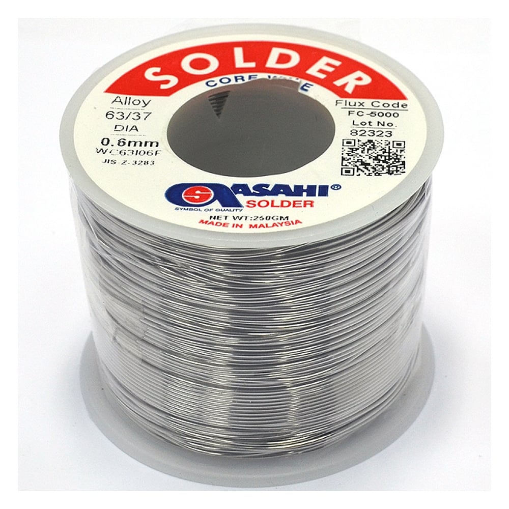 Изображение товара Припой с флюсом ASAHI FC5000 0.6 мм 0.25 кг