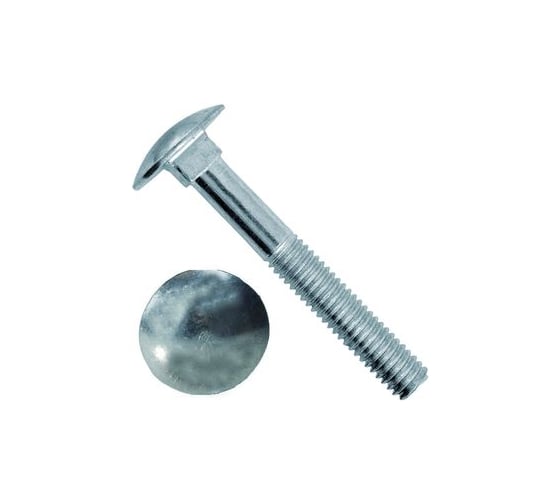 Изображение товара Болт Партнер DIN603 мебельный оцинкованный, М8x35 1 кг, пакет 830389