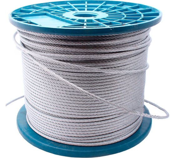 Изображение товара Трос стальной Партнер оцинкованный, D 6,0 мм 20 м. ФАС 15225 20 68