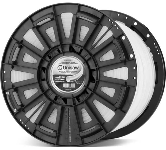 Изображение товара Леска триммерная 3.3 мм, 816 м, круглая Unisaw SPRO-07313