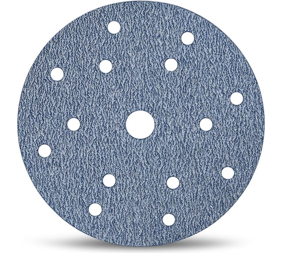 Изображение товара Шлифовальный круг на липучке 150 мм, Р120, на пленке, 10 шт TOTFLEX 4631174654148