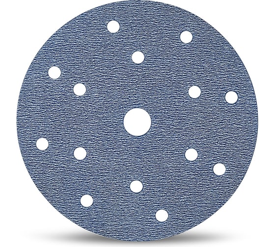 Изображение товара Шлифовальный круг на липучке 150 мм, Р320, на пленке, 10 шт TOTFLEX 4631174654179