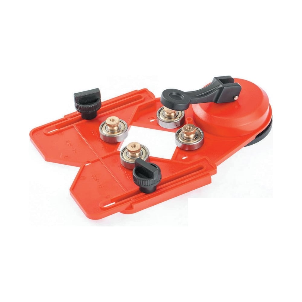 Изображение товара Кондуктор пластиковый для коронок алмазных 14-82 мм, с подшипниками и присоской METALLICA Ultra 902042