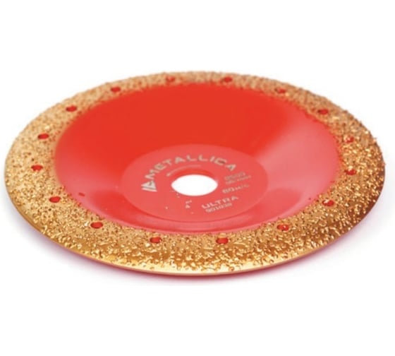 Изображение товара Чашка твердосплавная шлифовальная 125x22.2 мм, #24, плоская, по дереву METALLICA Ultra 901007