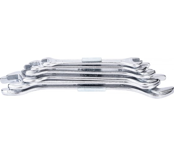 Изображение товара Набор рожковых гаечных ключей Biber 90621 6шт, 6-19мм тов-093058