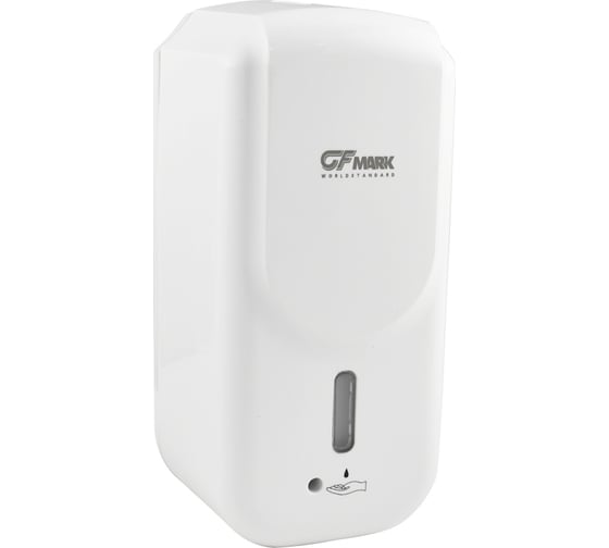 Изображение товара Дозатор GFmark сенсорный для мыла 1000 мл, АБС пластик, цвет БЕЛЫЙ. 634