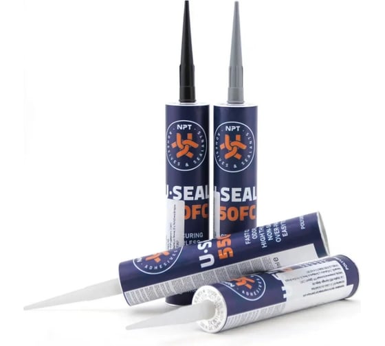 Изображение товара Герметик полиуретановый U-SEAL бежевый 550FC, 310 мл 0114901700