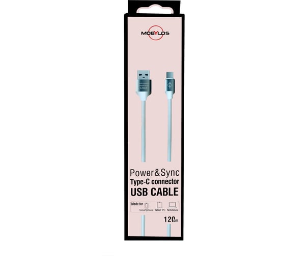 Изображение товара Кабель Mobylos USB Type-C 50015белый