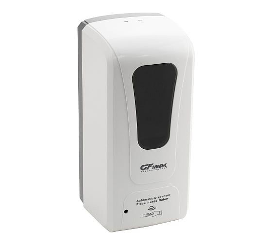 Изображение товара Дозатор GFmark сенсорный для жидкого мыла 1000 мл, АБС пластик, цвет БЕЛЫЙ. 716