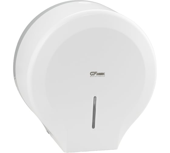 Изображение товара Диспенсер для туалетной бумаги GFmark в рулонах, с ключом, из АБС пластика, цвет БЕЛЫЙ. 925