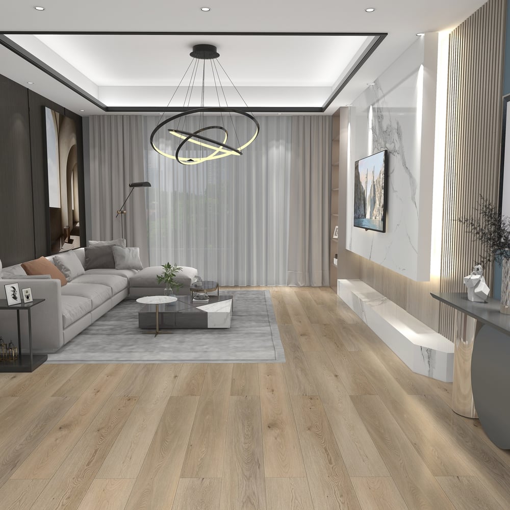 Изображение товара Виниловый ламинат FloorBee Optima Дуб Бенжамин 4 мм влагостойкий для теплого пола