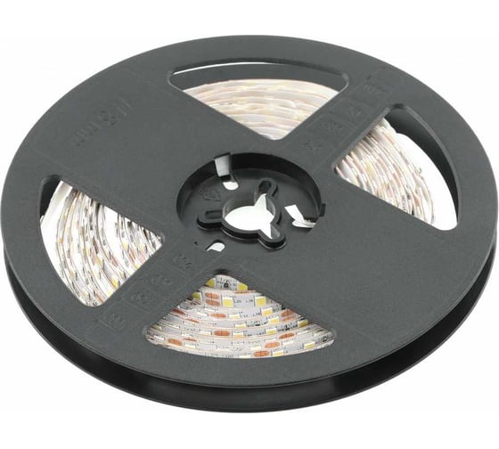 Изображение товара Лента светодиодная GTV FLASH 2835, 600 LED, 12V, IP20, 60W, 10MM, 5M, 2 ПРОВОДА, ЦВЕТ ХОЛОДНЫЙ БЕЛЫЙ LD-2835-600-20-ZB