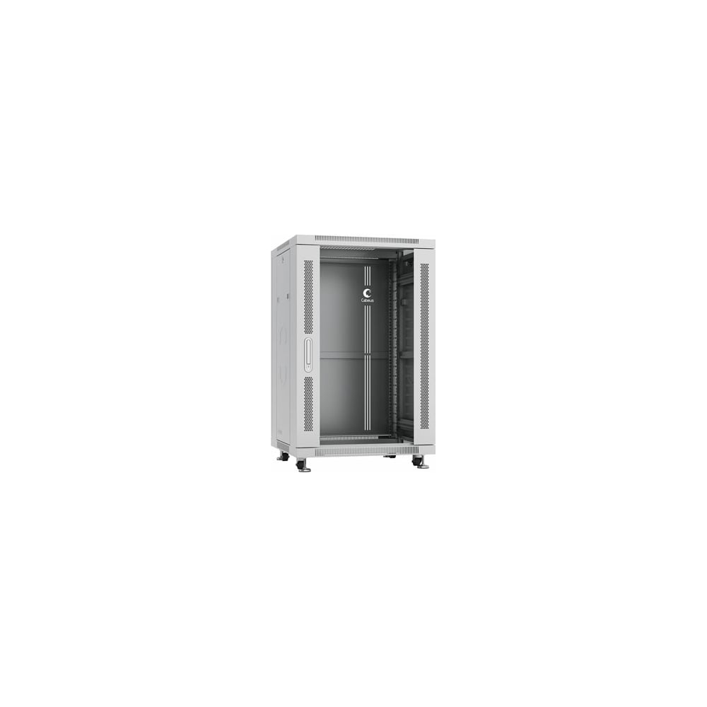 Напольный монтажный телекоммуникационный шкаф для оборудования Cabeus шкаф напольный нарбус 50x85 2x60 см лдсп серый