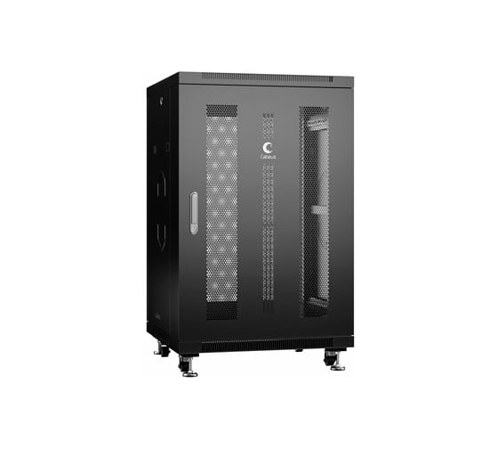 Изображение товара Монтажный телекоммуникационный шкаф Cabeus 19 напольный для оборудования 18U ND-05C-18U60/60-BK