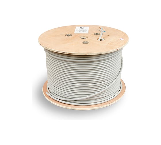 Изображение товара Кабель Cabeus витая пара, категория 5e, 4 пары, одножильный SFTP-4P-Cat.5e-SOLID-GY