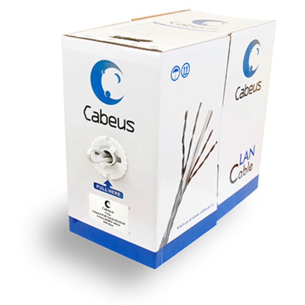 Одножильный кабель Cabeus кабель utp c6 23 awg lszh 1 м