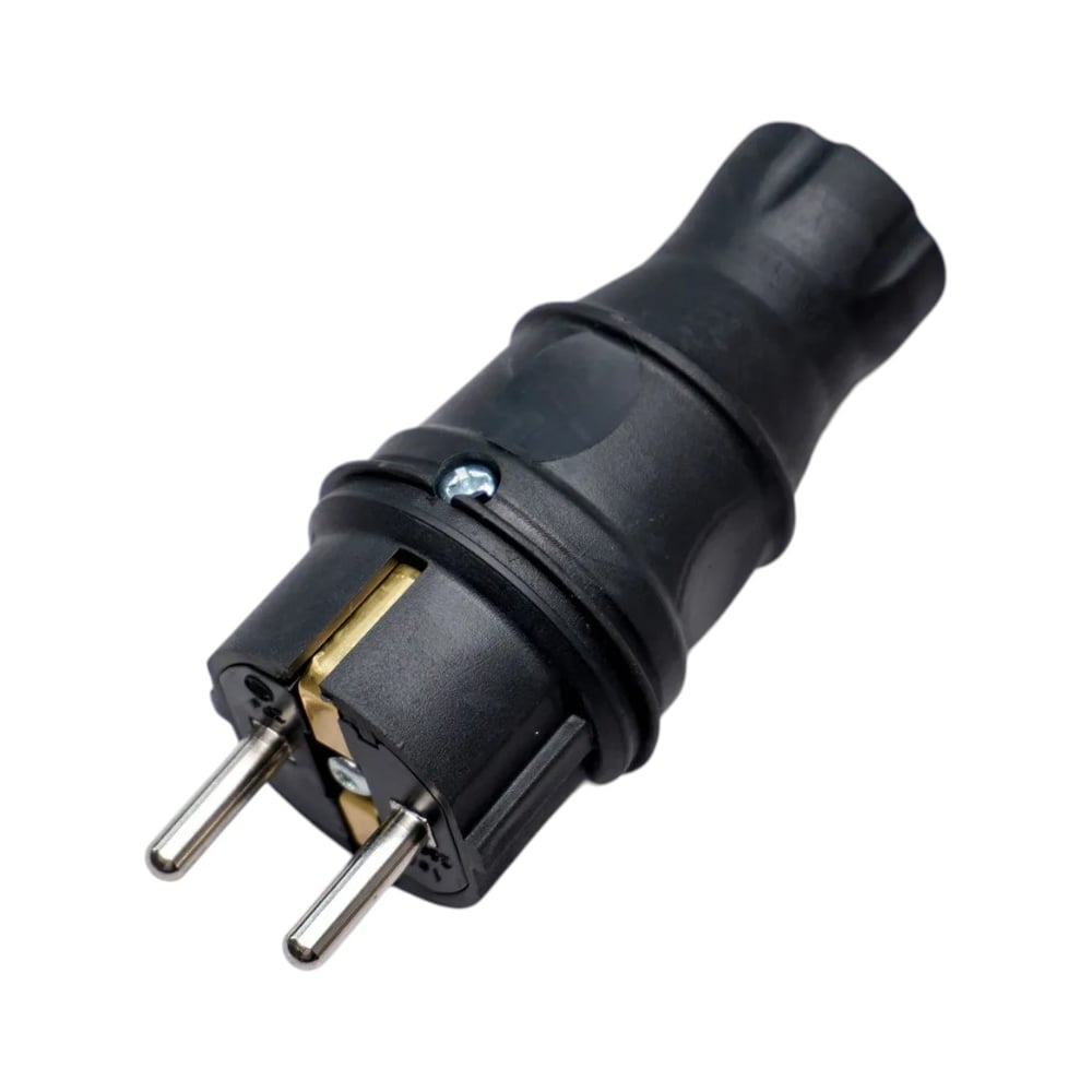 Изображение товара Разборная вилка Mutlusan Electric каучук 16 А 250 В IP44 черная