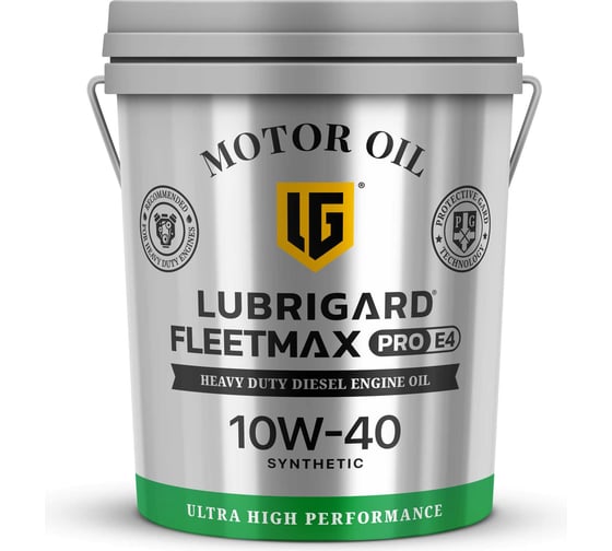 Изображение товара Моторное масло для дизельных двигателей LUBRIGARD FLEETMAX PRO E4 10W-40 LGPFME41040CPL19