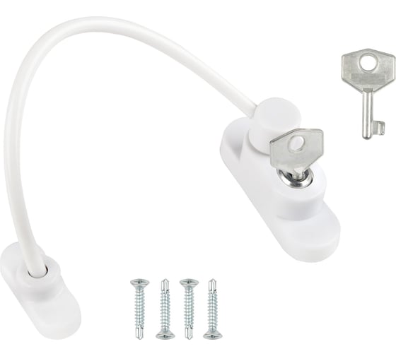 Изображение товара Замок блокиратор для окна с тросиком Рыжий кот 107596