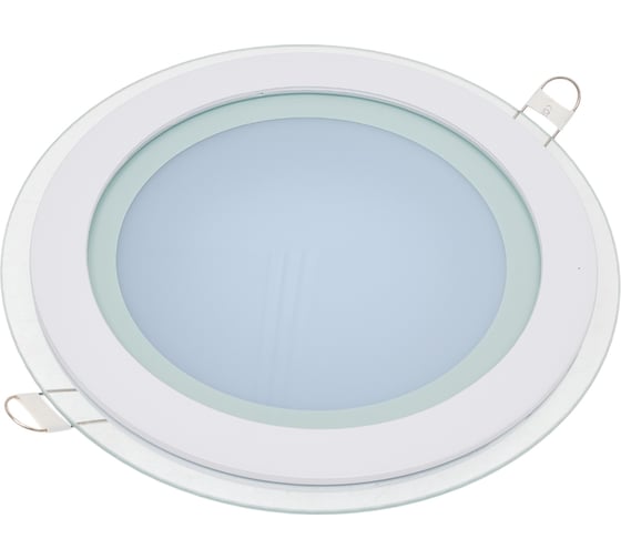 Изображение товара Светодиодный встраиваемый светильник Gauss круглый с декоративным стеклом, 18W 4000K  947111218