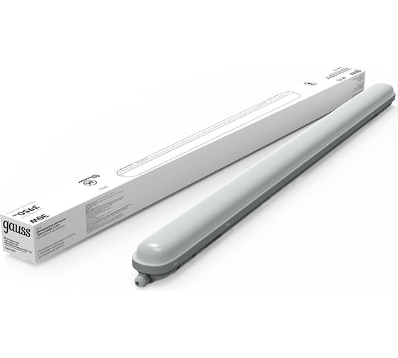 Изображение товара Светодиодный светильник Gauss ССП-176 IP65 1200х76х66 36W 3950lm 4000K матовый 864425236