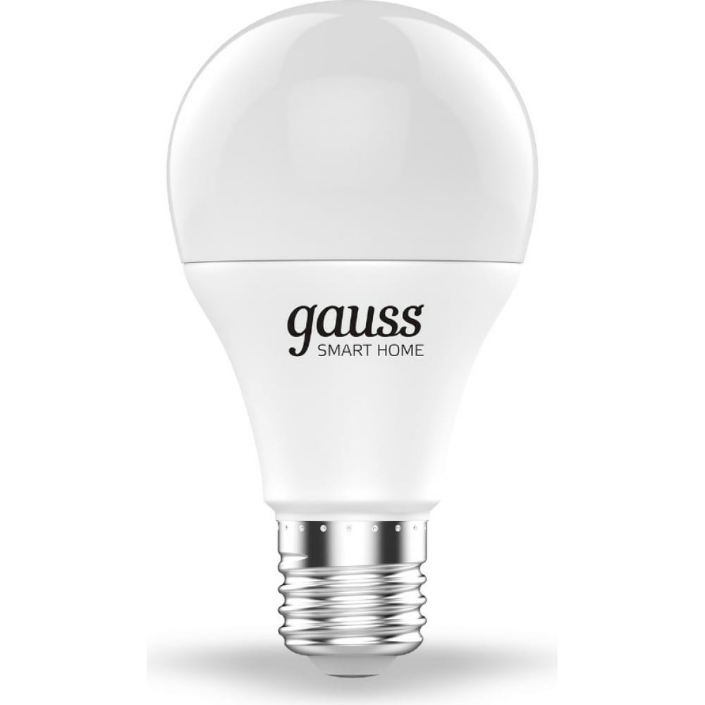 Купить Светодиодная лампа gauss smart home dim e27 a60 8.5 вт 2700к 1/10/40 1050112