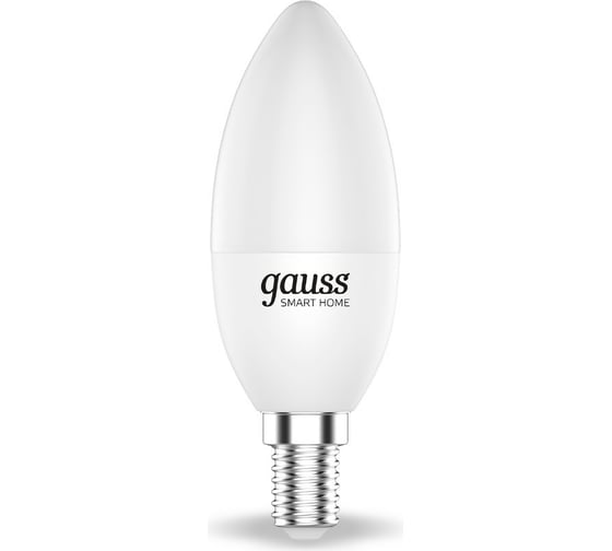 Изображение товара Умная Wi-fi лампочка Gauss, Smart Light DIM E14 C37 5 Вт 2700К 1/10/40 1100112