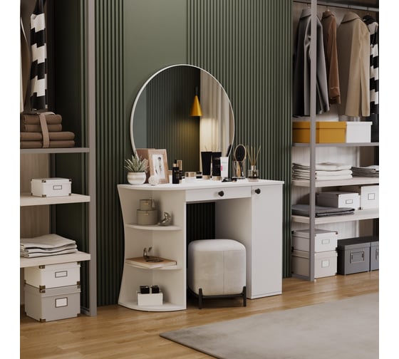 Изображение товара Стол туалетный ТриЯ Соло Тип 1, Белый 240795