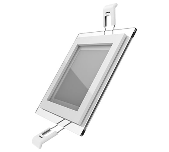 Изображение товара Встраиваемый светильник Gauss LED 6W 450lm 3000K с декор стеклом квадрат 948111106