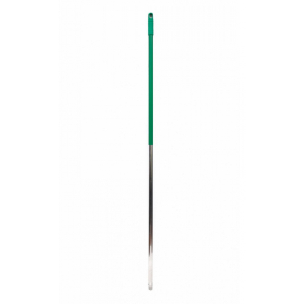 фото Профессиональная ручка для швабры cisne алюминиевая с резьбой, зелёный 140см 530214-04